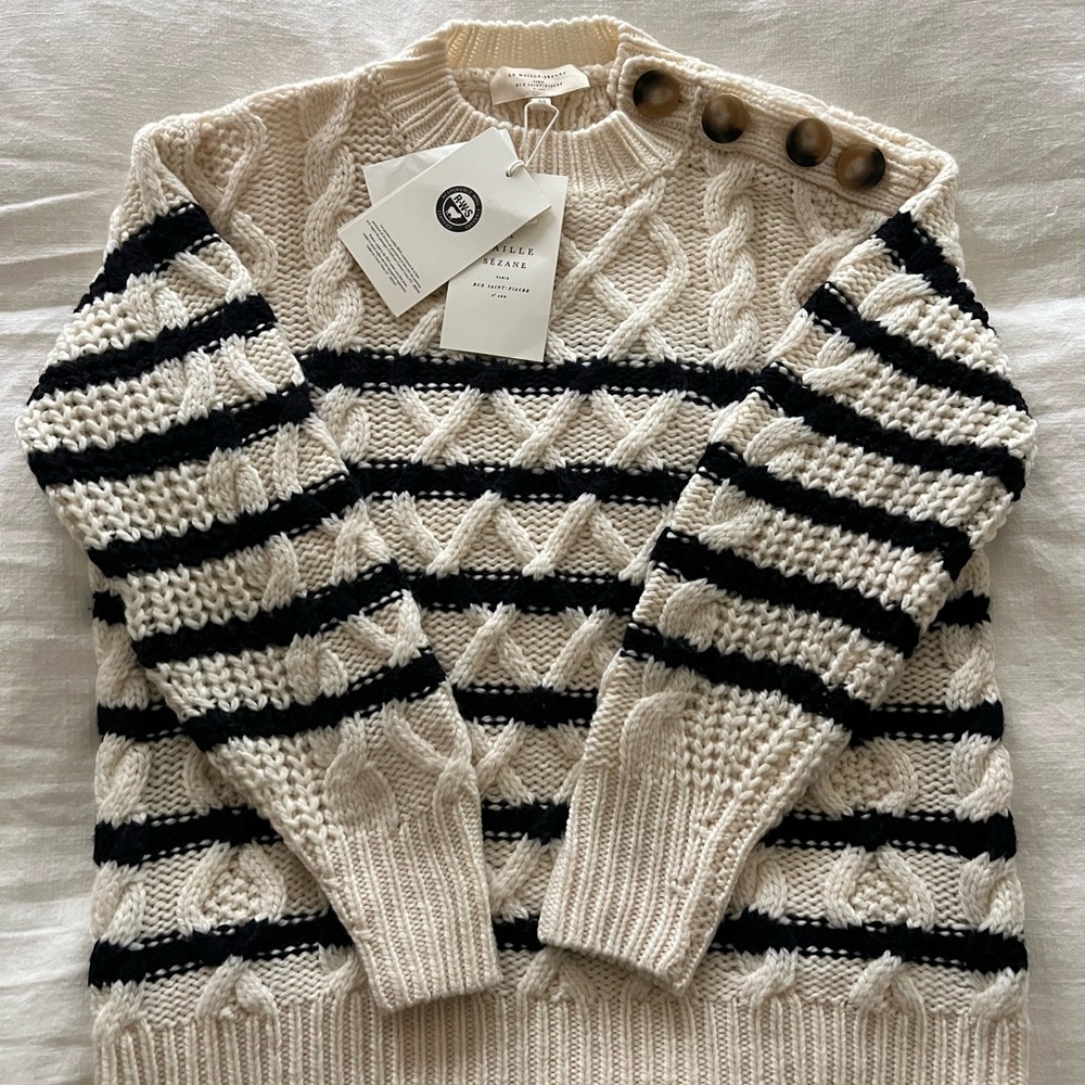 Sezane Pull James NWT
